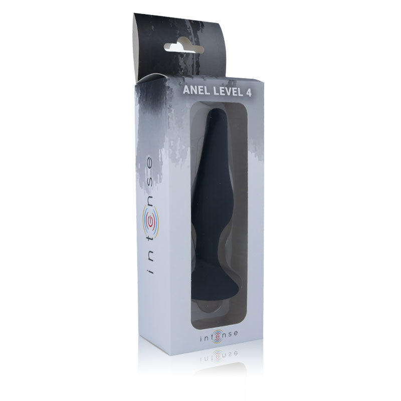 PLUG ANAL LEVEL 4 15.5CM NEGRO - Imagen 2