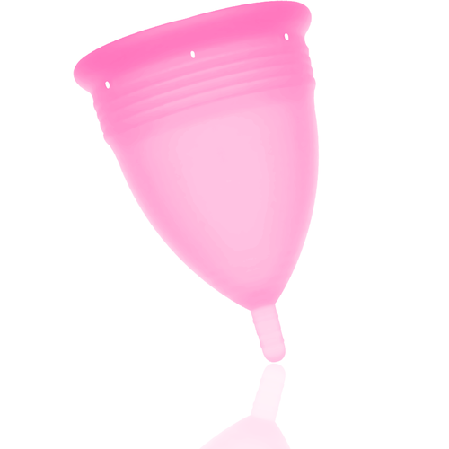 COPA MENSTRUAL FDA SILICONE TALLA L ROSA