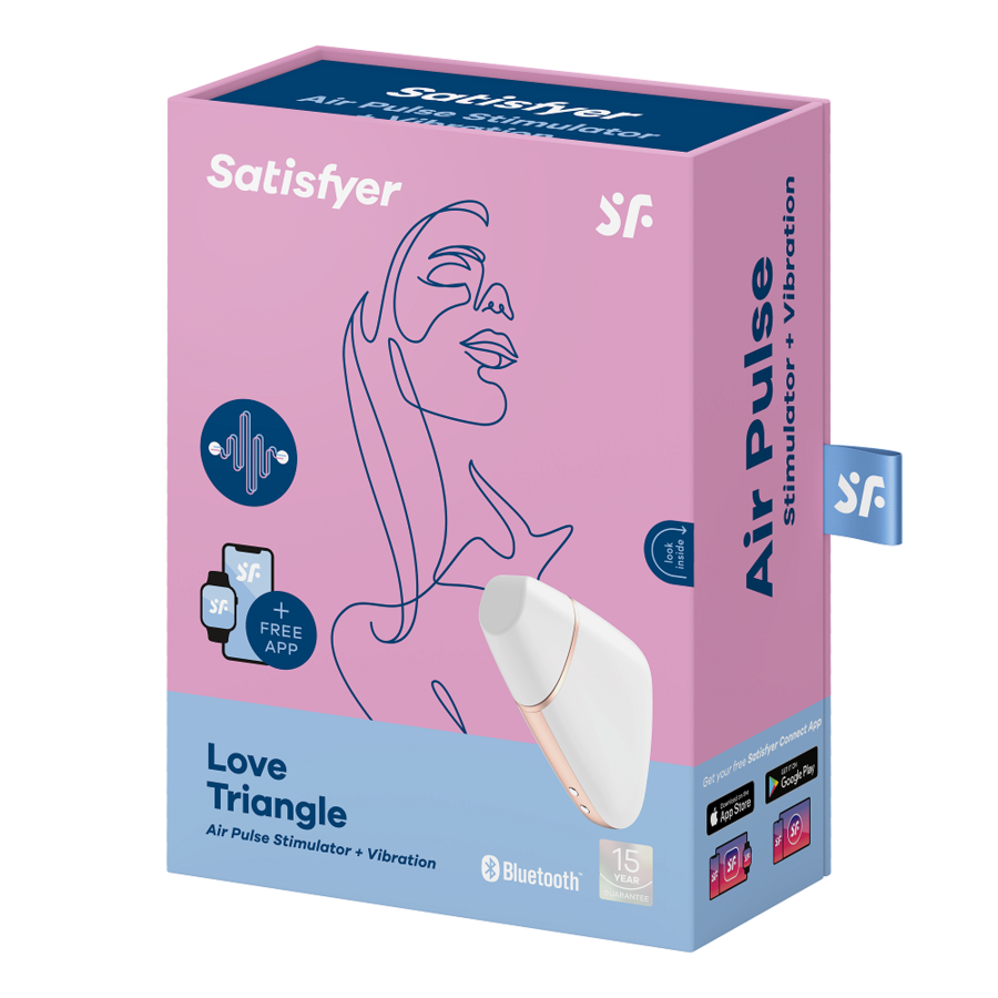 SATISFYER LOVE TRIANGLE BLANCO - Imagen 4